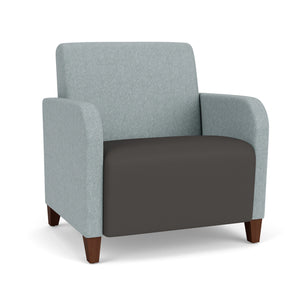 Siena Collection Reception Seating, Oversize Guest Chair, 500 lb. Capacity, Healthcare Vinyl Upholstery, FREE SHIPPING