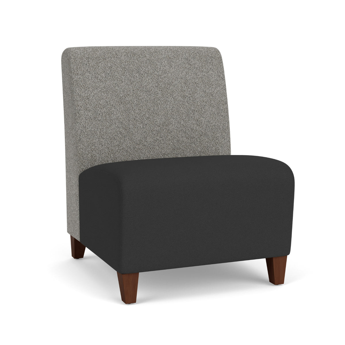 Siena Collection Reception Seating, Armless Oversize Guest Chair, 500 lb. Capacity, Standard Fabric Upholstery, FREE SHIPPING