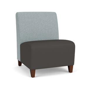 Siena Collection Reception Seating, Armless Oversize Guest Chair, 500 lb. Capacity, Healthcare Vinyl Upholstery, FREE SHIPPING