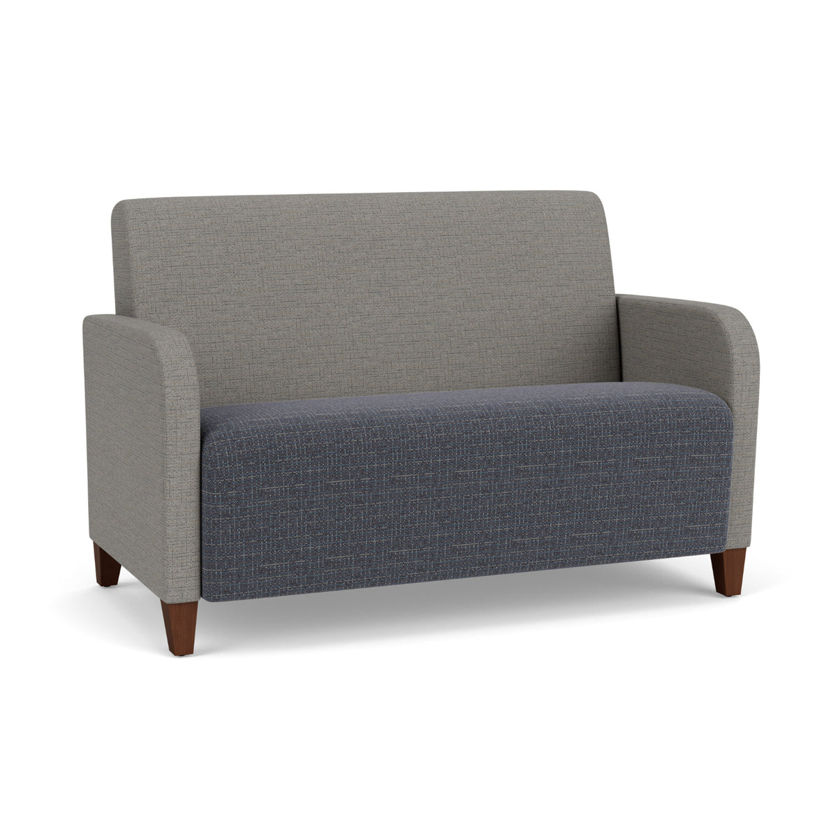 Siena Collection Reception Seating, Loveseat, Designer Fabric Upholstery, FREE SHIPPING