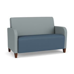Siena Collection Reception Seating, Loveseat, Standard Vinyl Upholstery, FREE SHIPPING