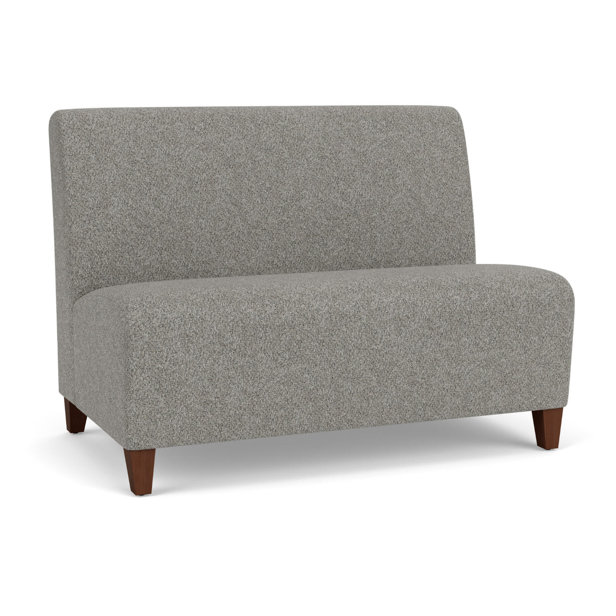 Siena Collection Reception Seating, Armless Loveseat, Standard Fabric Upholstery, FREE SHIPPING
