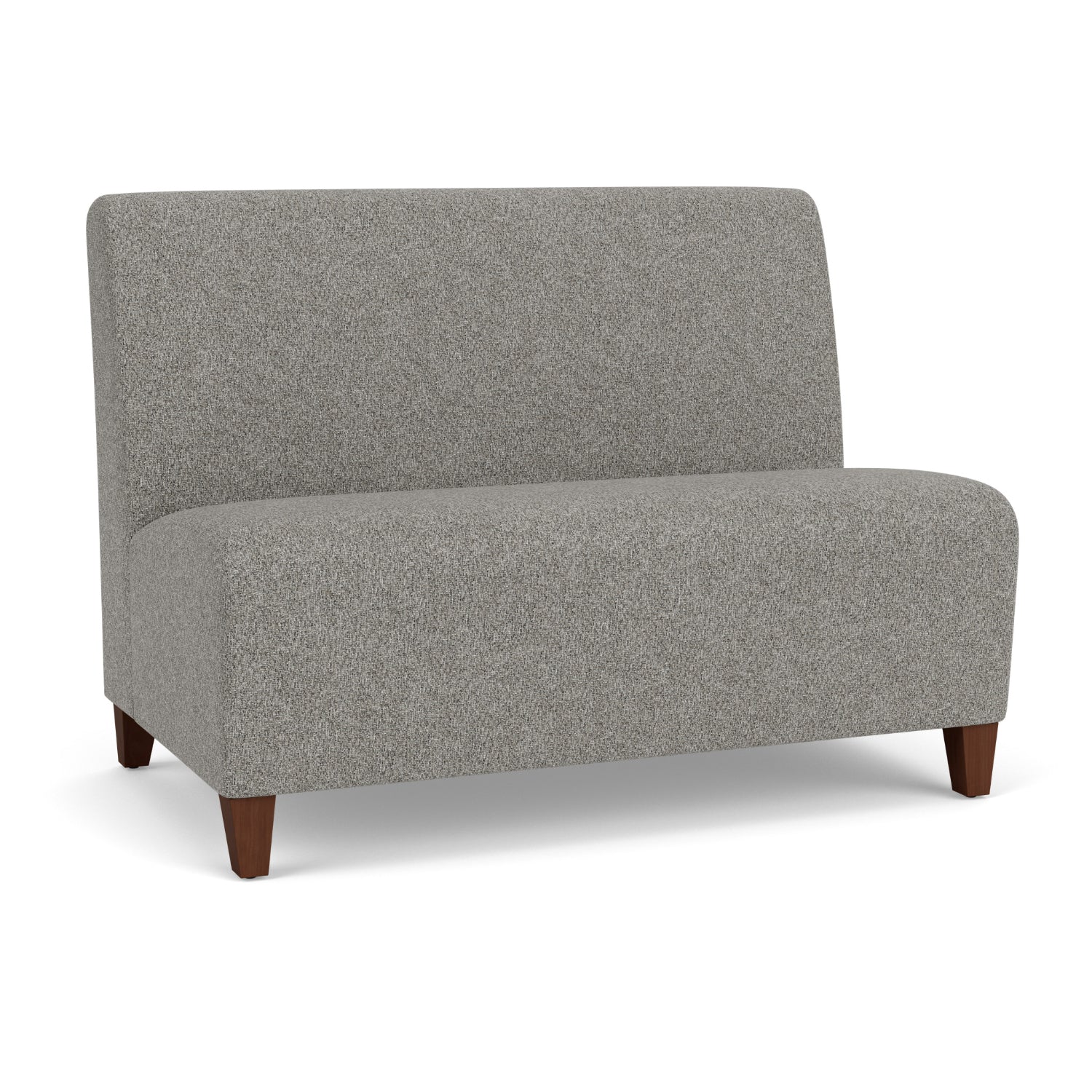 Siena Collection Reception Seating, Armless Loveseat, Standard Fabric Upholstery, FREE SHIPPING