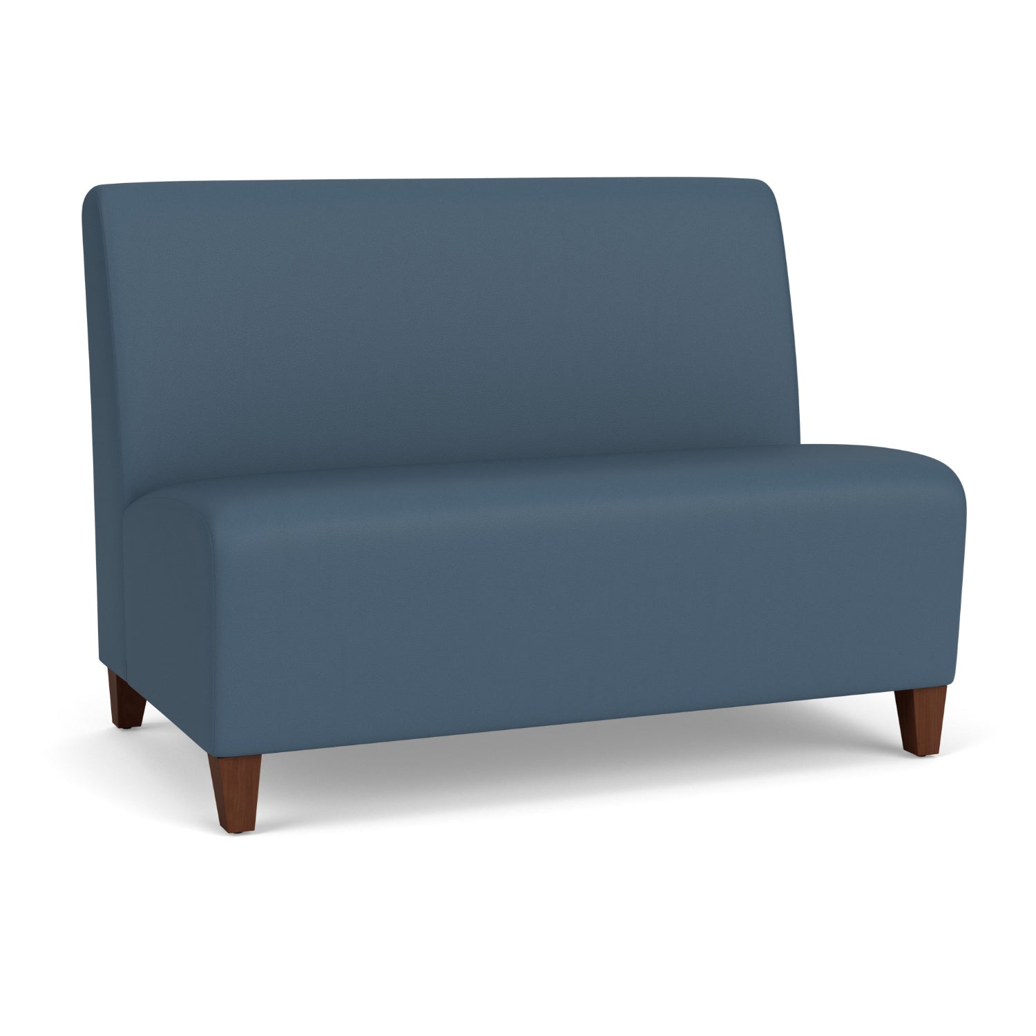 Siena Collection Reception Seating, Armless Loveseat, Standard Vinyl Upholstery, FREE SHIPPING