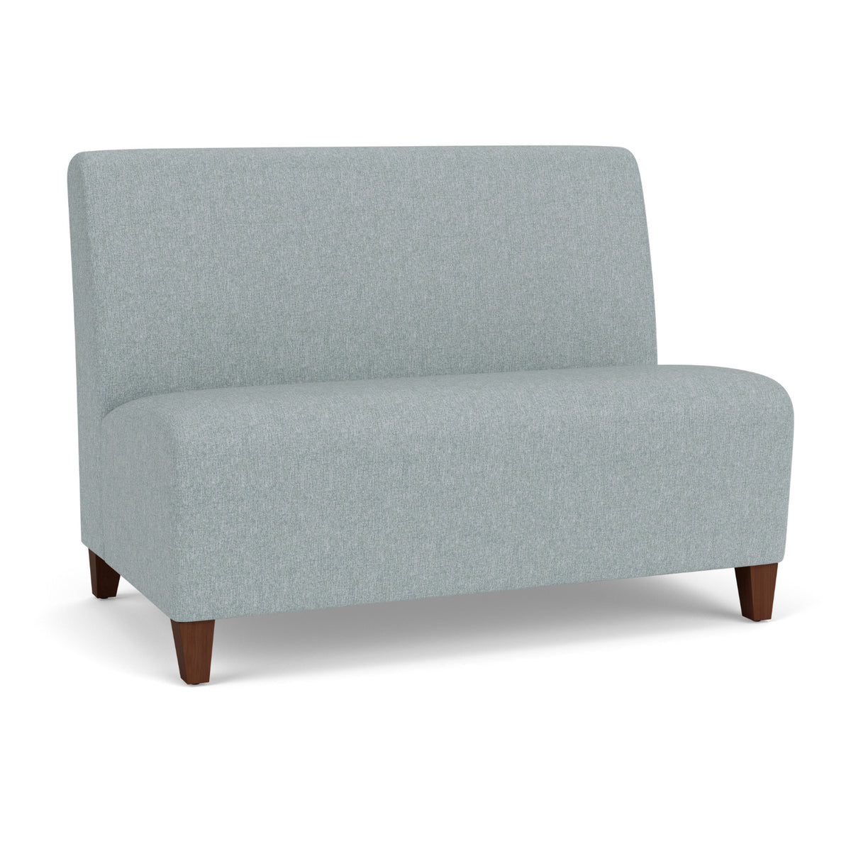 Siena Collection Reception Seating, Armless Loveseat, Healthcare Vinyl Upholstery, FREE SHIPPING