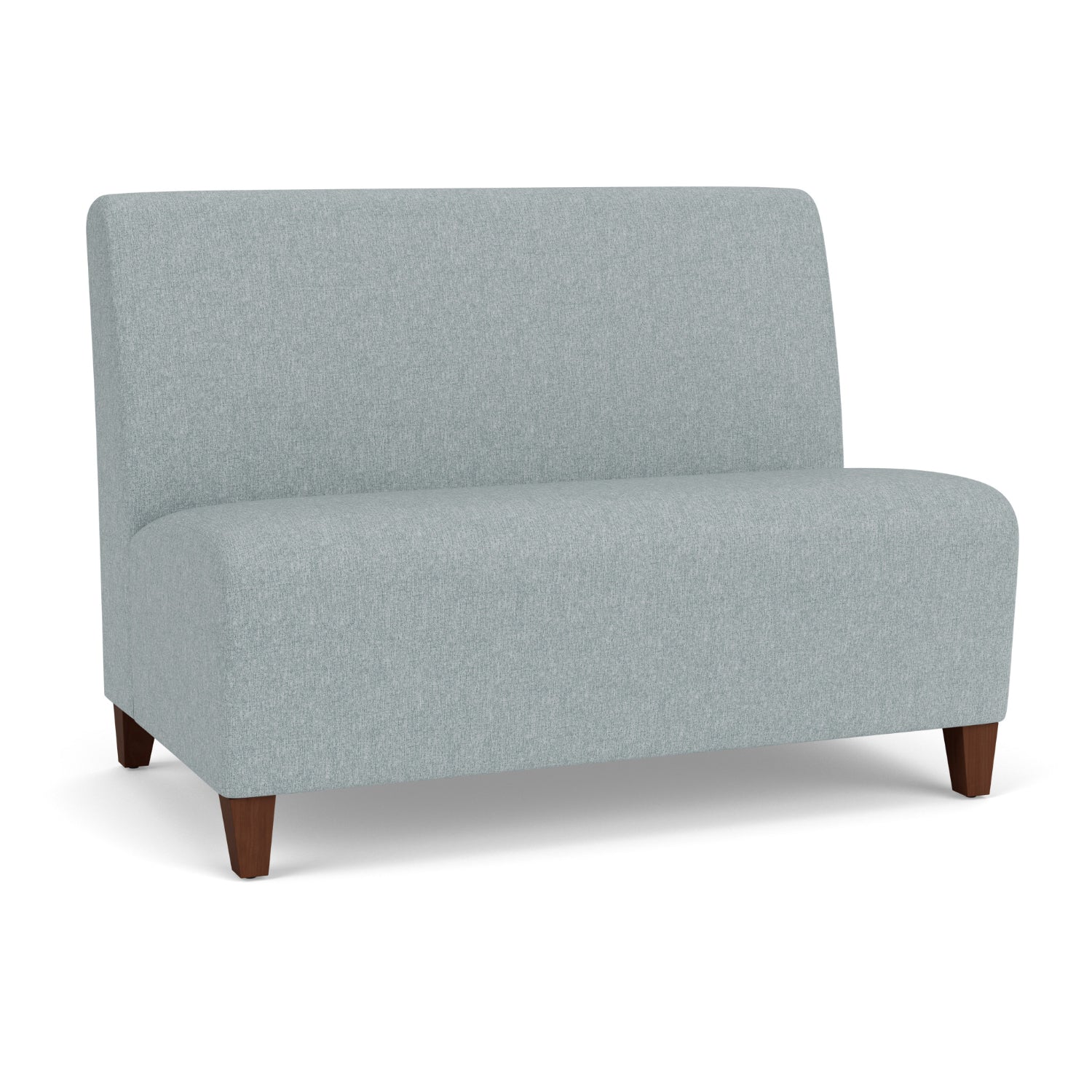 Siena Collection Reception Seating, Armless Loveseat, Healthcare Vinyl Upholstery, FREE SHIPPING
