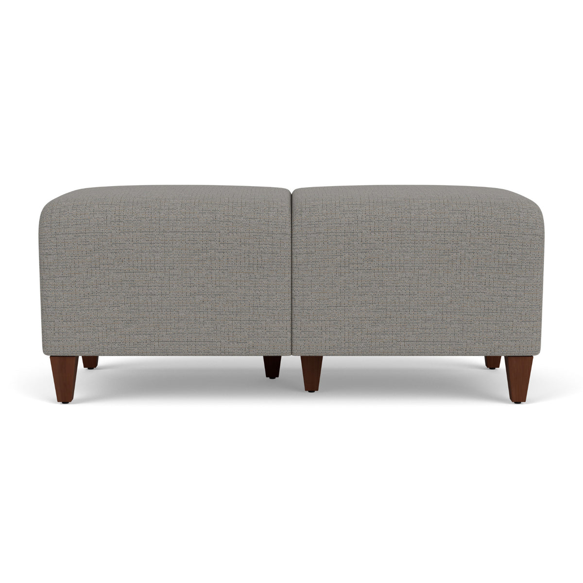 Siena Collection Reception Seating, 2-Seat Bench, Designer Fabric Upholstery, FREE SHIPPING