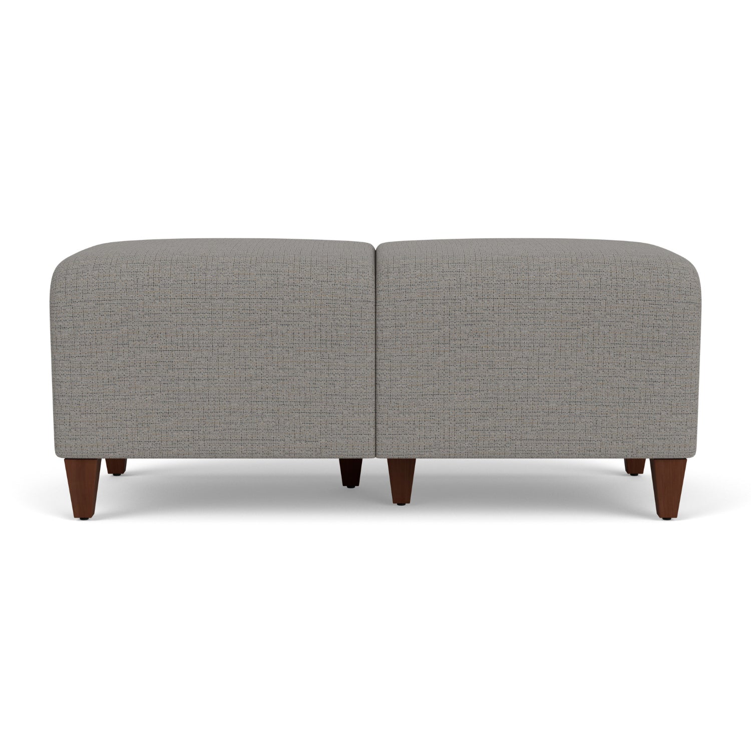 Siena Collection Reception Seating, 2-Seat Bench, Designer Fabric Upholstery, FREE SHIPPING