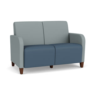 Siena Collection Reception Seating, 2-Seat Sofa, Standard Vinyl Upholstery, FREE SHIPPING
