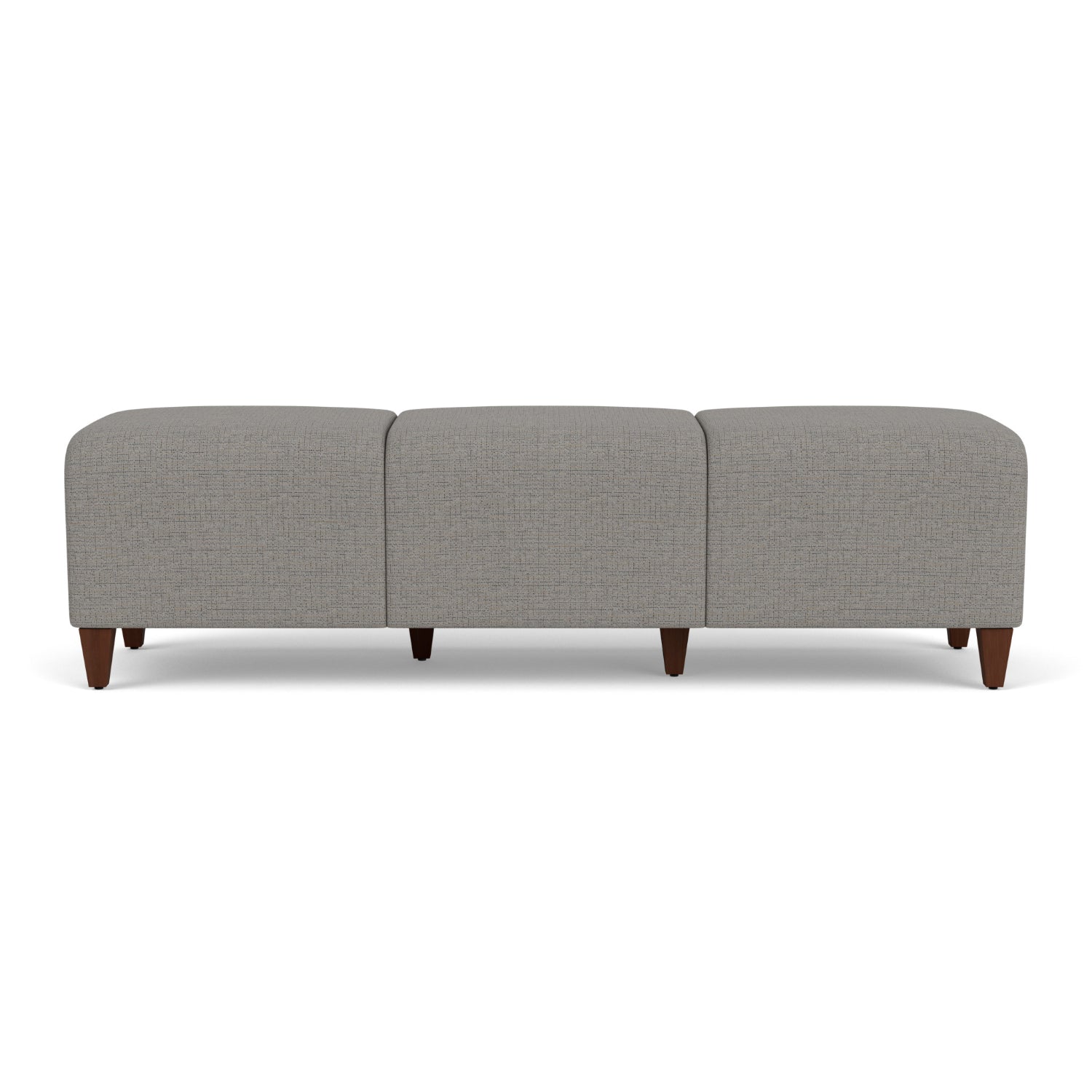 Siena Collection Reception Seating, 3-Seat Bench, Designer Fabric Upholstery, FREE SHIPPING