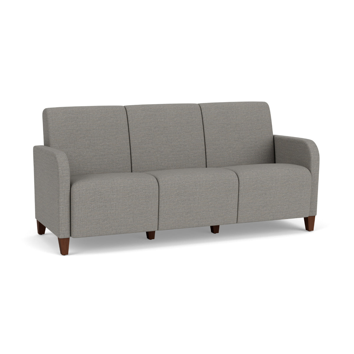Siena Collection Reception Seating, 3-Seat Sofa, Designer Fabric Upholstery, FREE SHIPPING