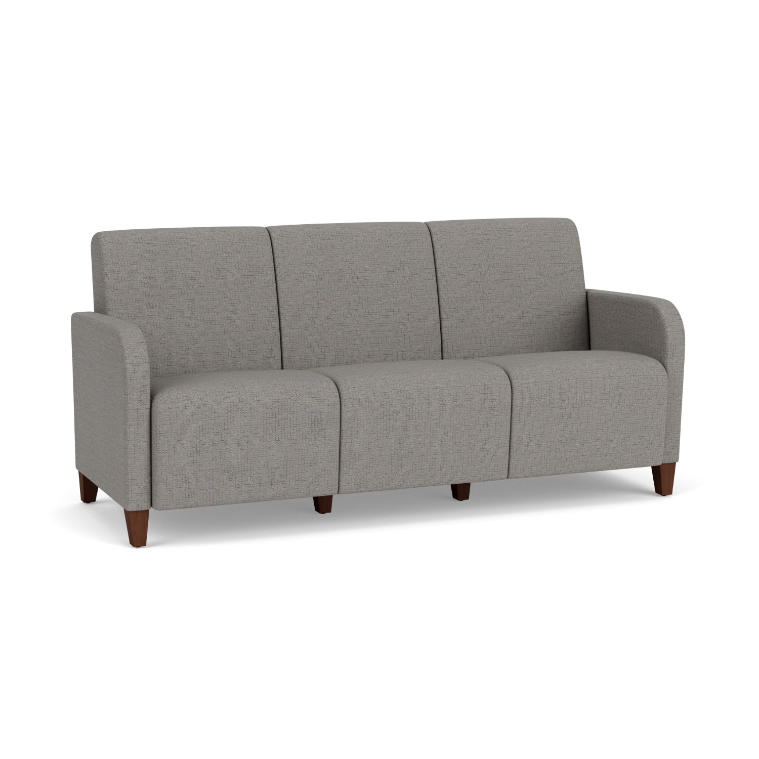 Siena Collection Reception Seating, 3-Seat Sofa, Designer Fabric Upholstery, FREE SHIPPING