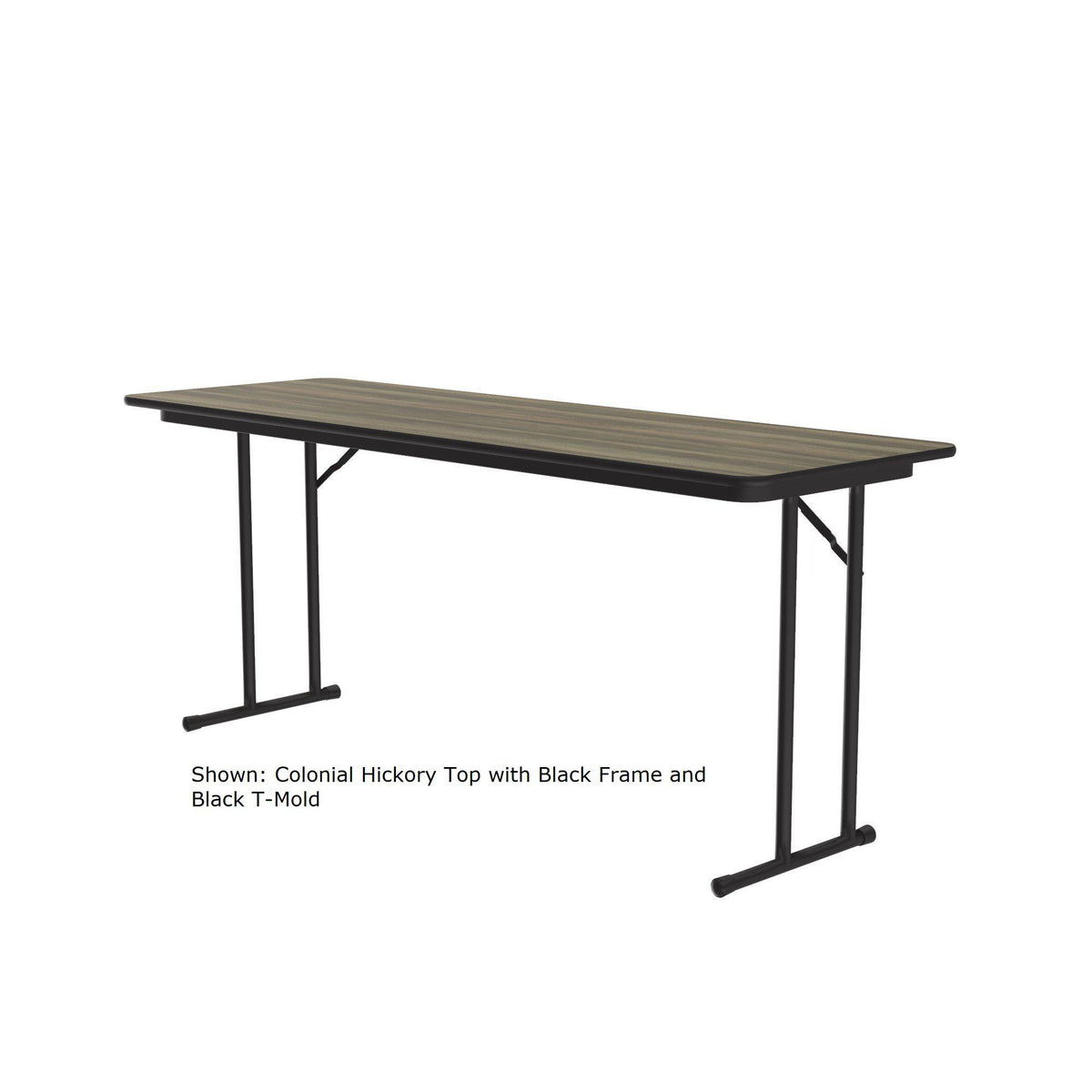 Off Set Leg Folding Seminar Table, 3/4" High Pressure Top, 24 x 72