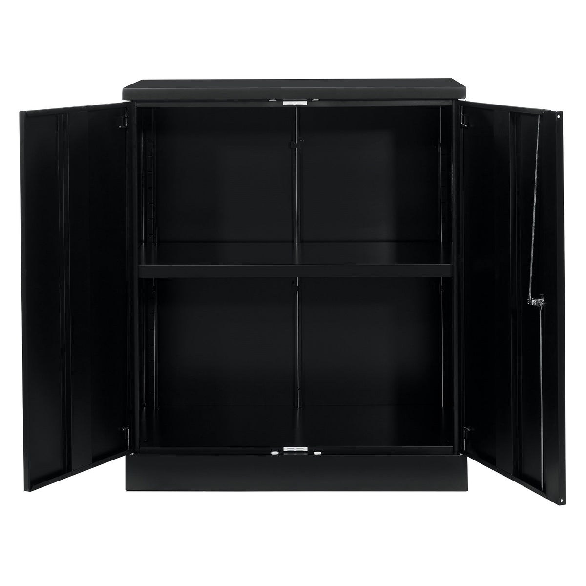 Heavy-Duty Steel Storage Cabinet with 1 Adjustable Shelf, 42" H