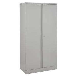 Heavy-Duty Steel Storage Cabinet with 4 Adjustable Shelves, 72" H