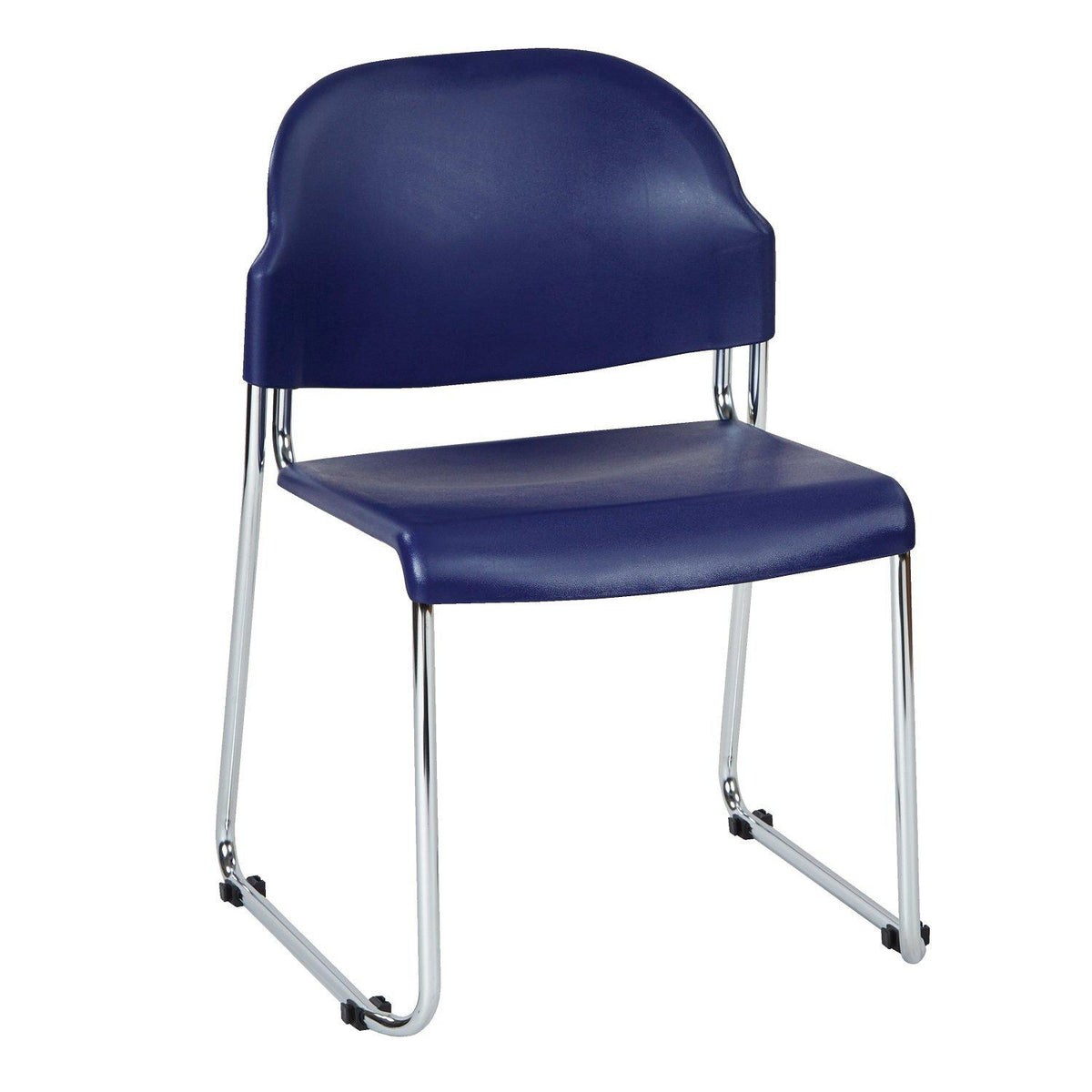 Stack Chair with Plastic Seat and Back,