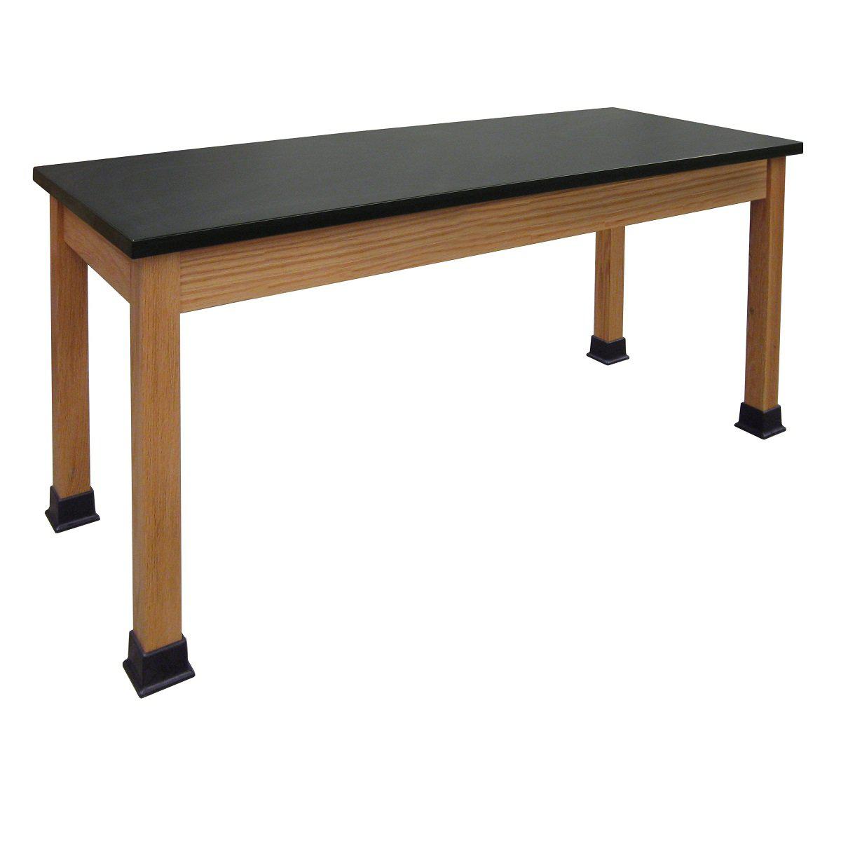 Science Table, 24" x 60" Black Chemsurf Top