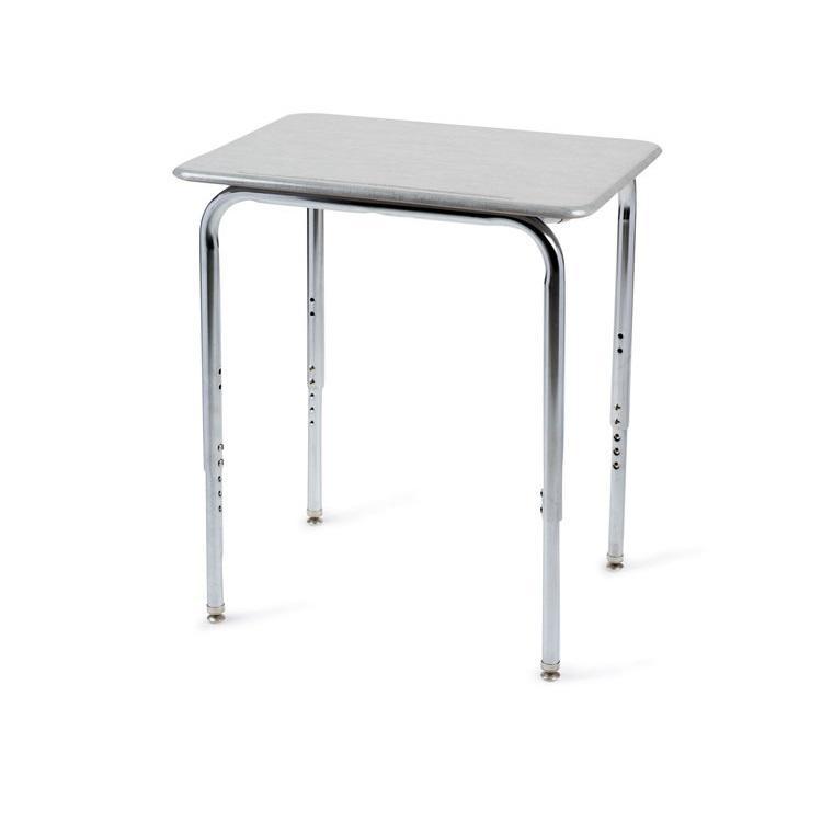 Adjustable Height Lecture Desk, Solid Plastic Top