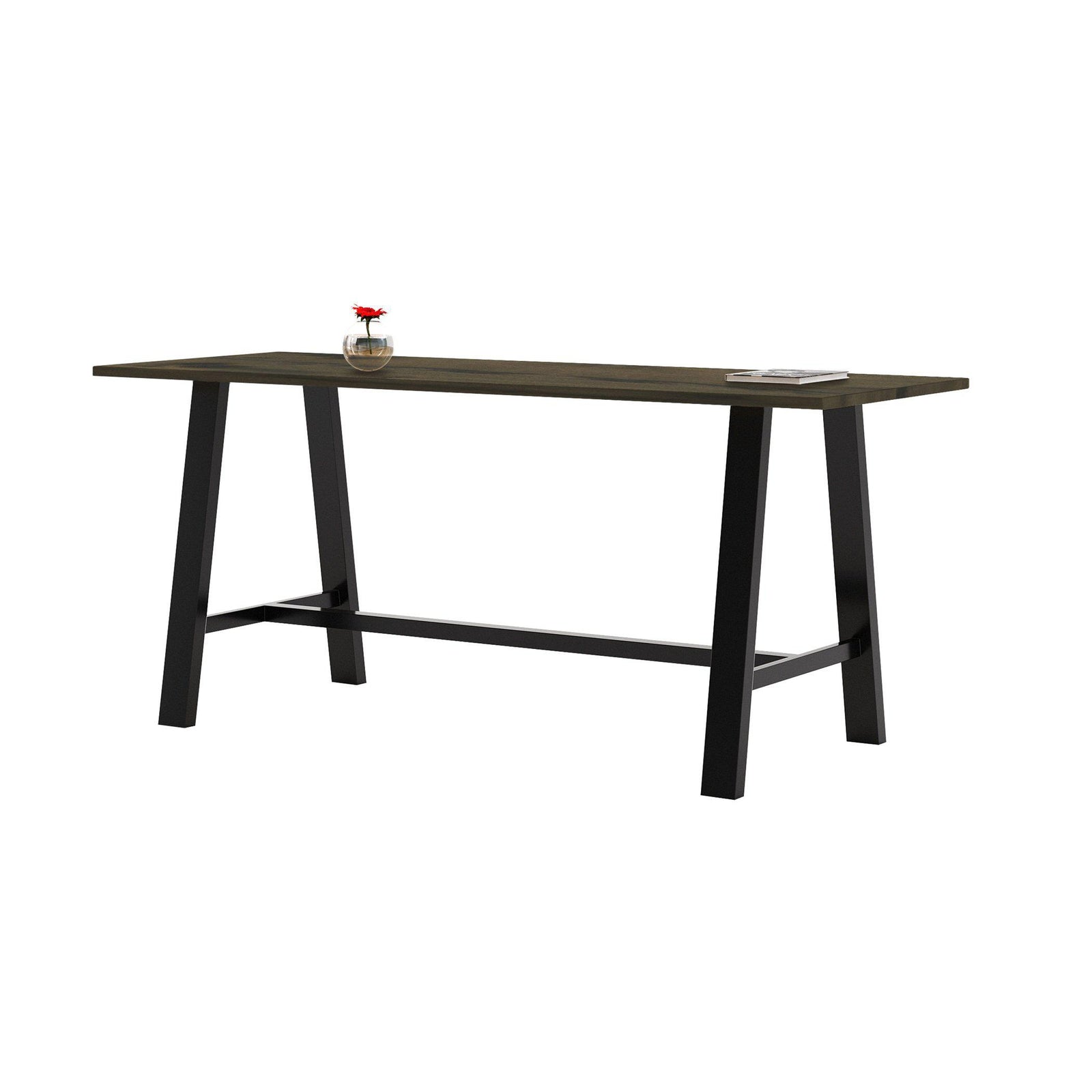 Midtown Table, Bar Height, 42" x 72" x 41"H, High Pressure Laminate Top, 3mm PVC Edge, 72" Base, FREE SHIPPING