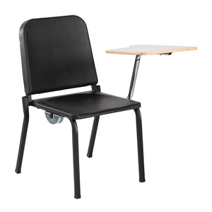 Melody Music Stack Chair With Black Chair and Grey Nebula Tablet Arm