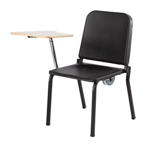 Melody Music Stack Chair With Black Chair and Grey Nebula Tablet Arm