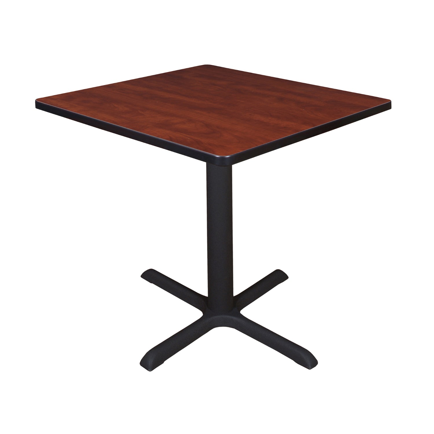 Cain 30" Square X-Base Breakroom Table, 29" Dining Height