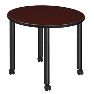 Kee 30" Round Mobile Breakroom Table