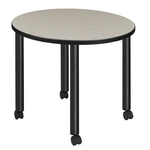 Kee 30" Round Mobile Breakroom Table