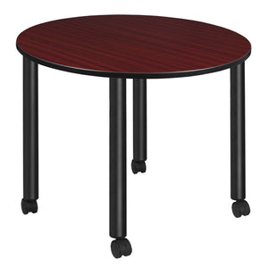 Kee 48" Round Mobile Breakroom Table
