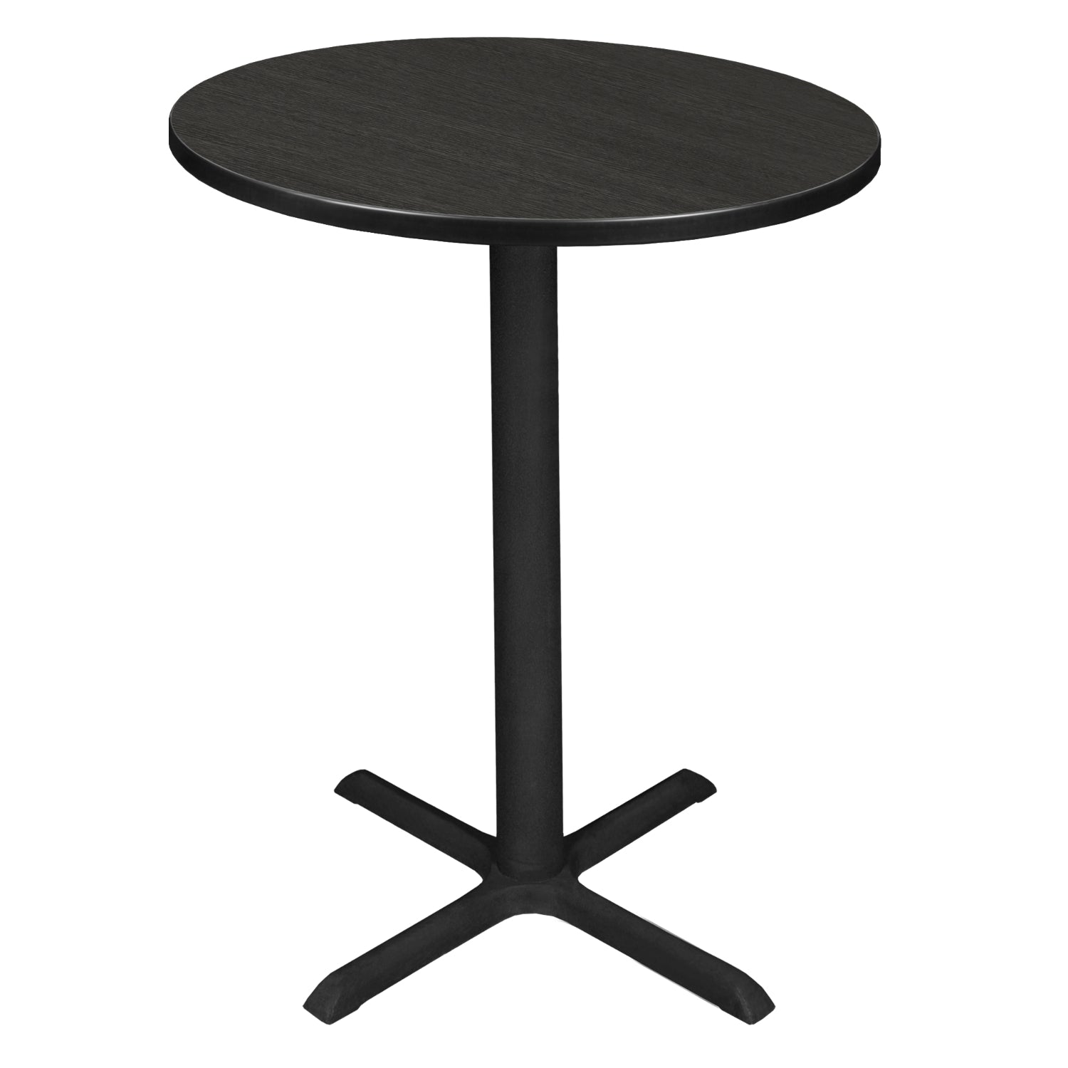 Cain 30" Round X-Base Cafe Table, 42" Standing/Bar Height