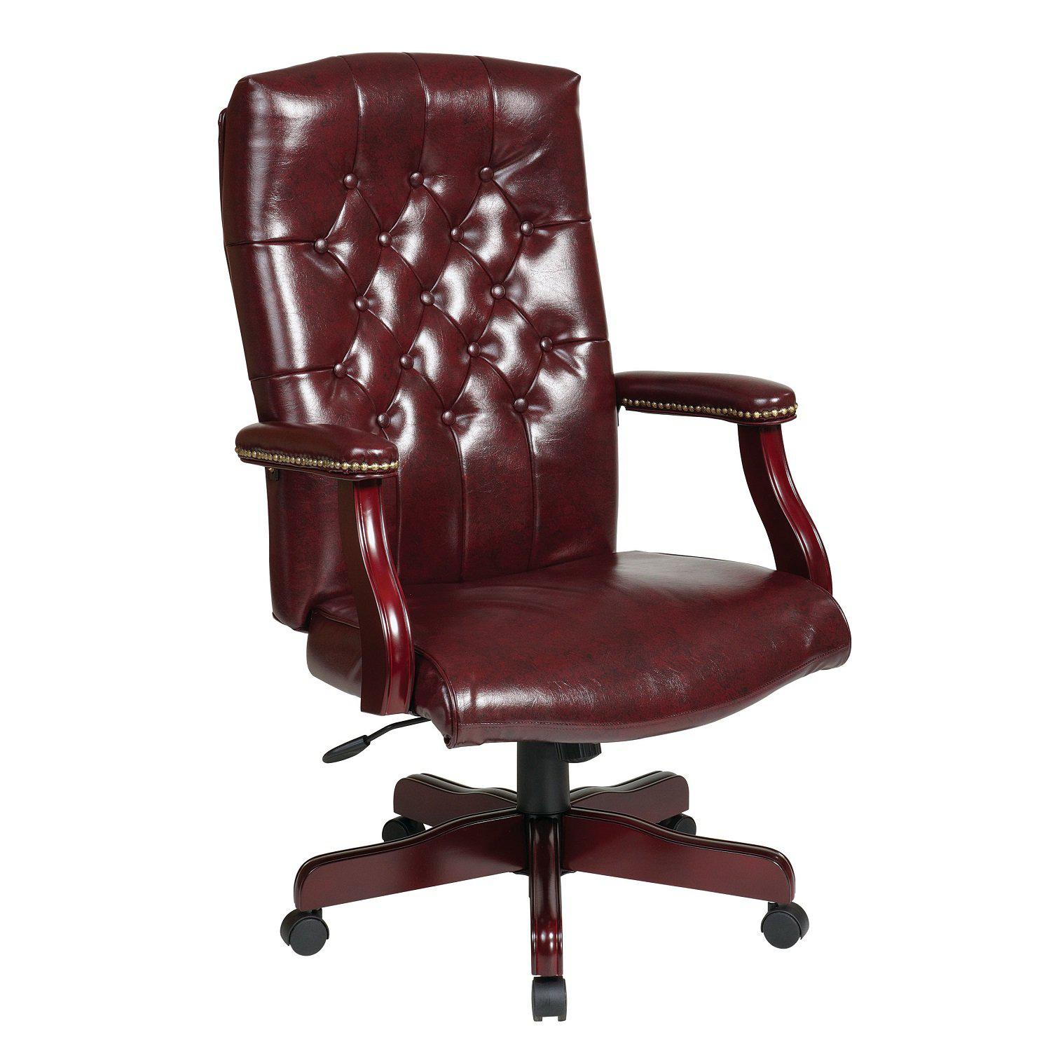 Traditional Executive Chair with Padded Arms