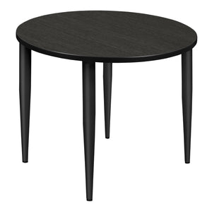 Kahlo 36" Round Breakroom Table with Tapered Legs