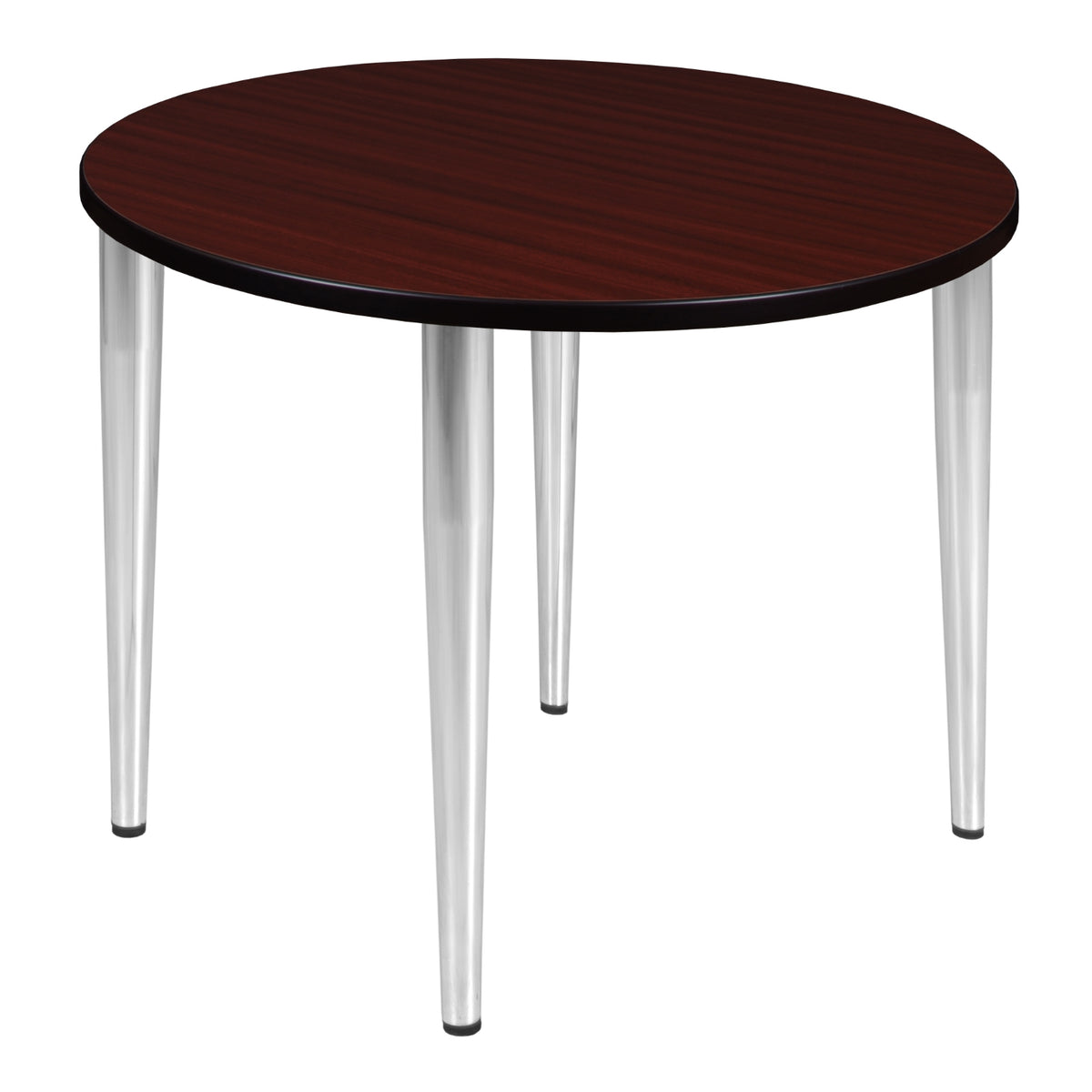 Kahlo 42" Round Breakroom Table with Tapered Legs