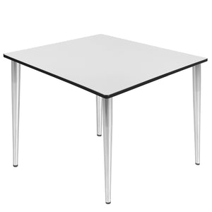 Kahlo 48" Square Breakroom Table with Tapered Legs