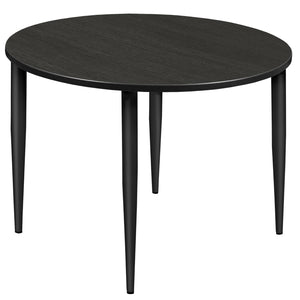 Kahlo 48" Round Breakroom Table with Tapered Legs