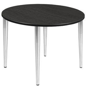 Kahlo 48" Round Breakroom Table with Tapered Legs