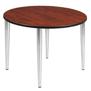 Kahlo 48" Round Breakroom Table with Tapered Legs