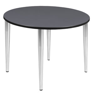 Kahlo 48" Round Breakroom Table with Tapered Legs