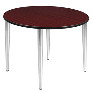 Kahlo 48" Round Breakroom Table with Tapered Legs