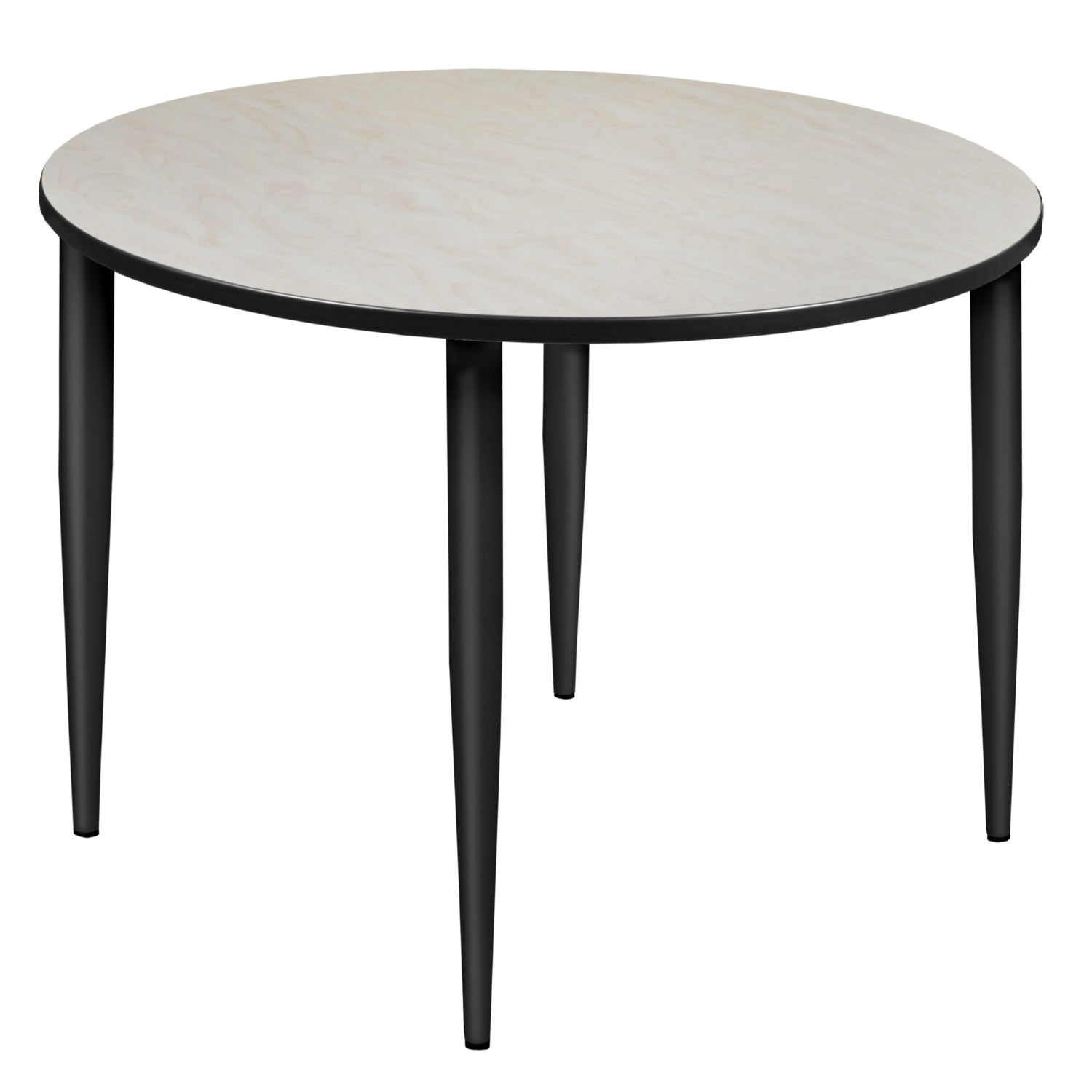 Kahlo 48" Round Breakroom Table with Tapered Legs