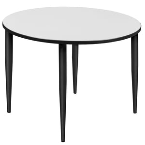 Kahlo 48" Round Breakroom Table with Tapered Legs