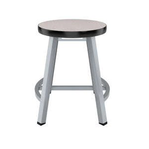 Titan Stool, Laminate Seat with Particleboard Core/T-Mold Edge, 18" H