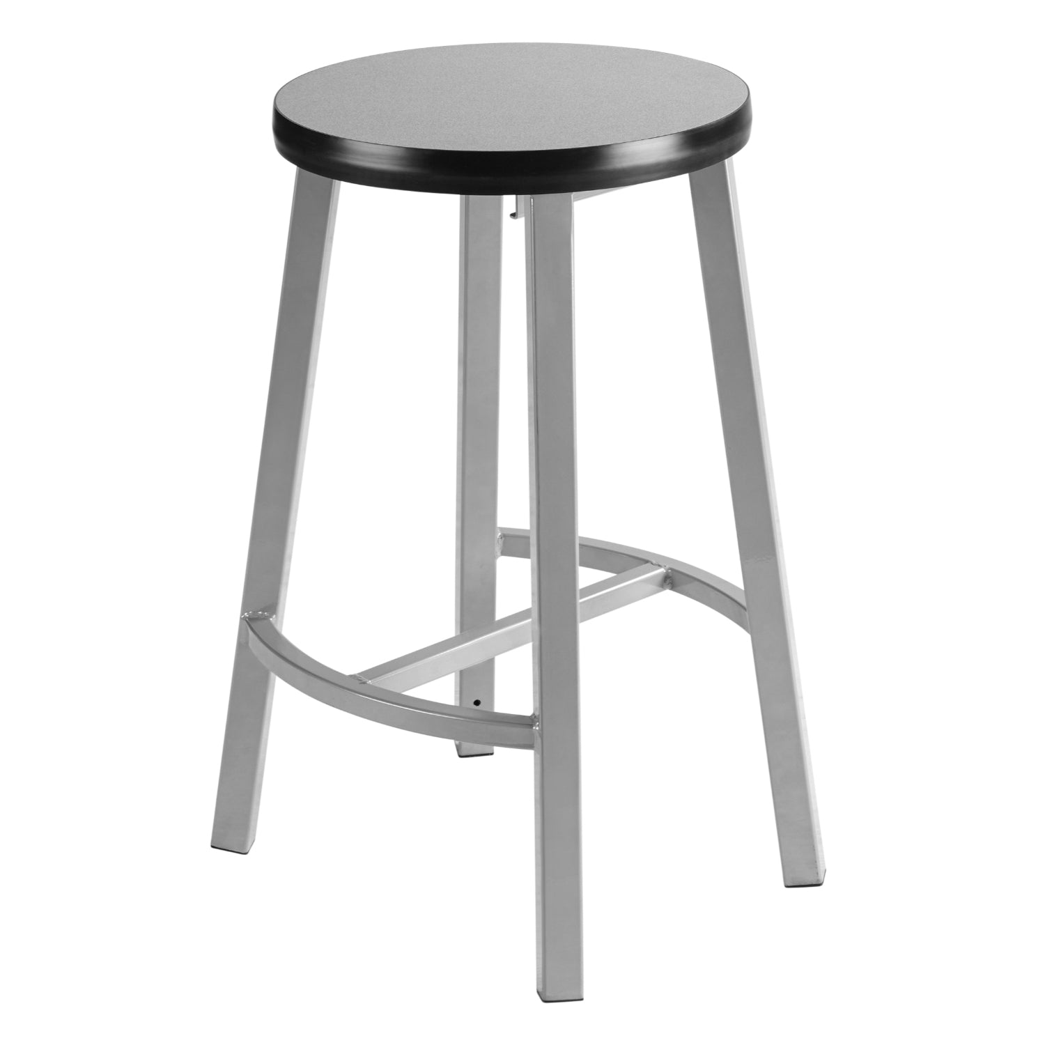 Titan Stool, Laminate Seat with Particleboard Core/T-Mold Edge, 24" H