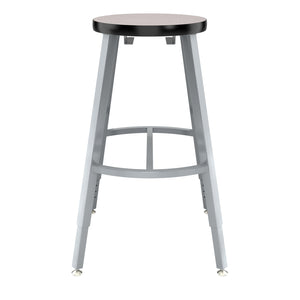 Titan Adjustable Height Stool, Laminate Seat with Particleboard Core/T-Mold Edge, 24-32" Seat Height