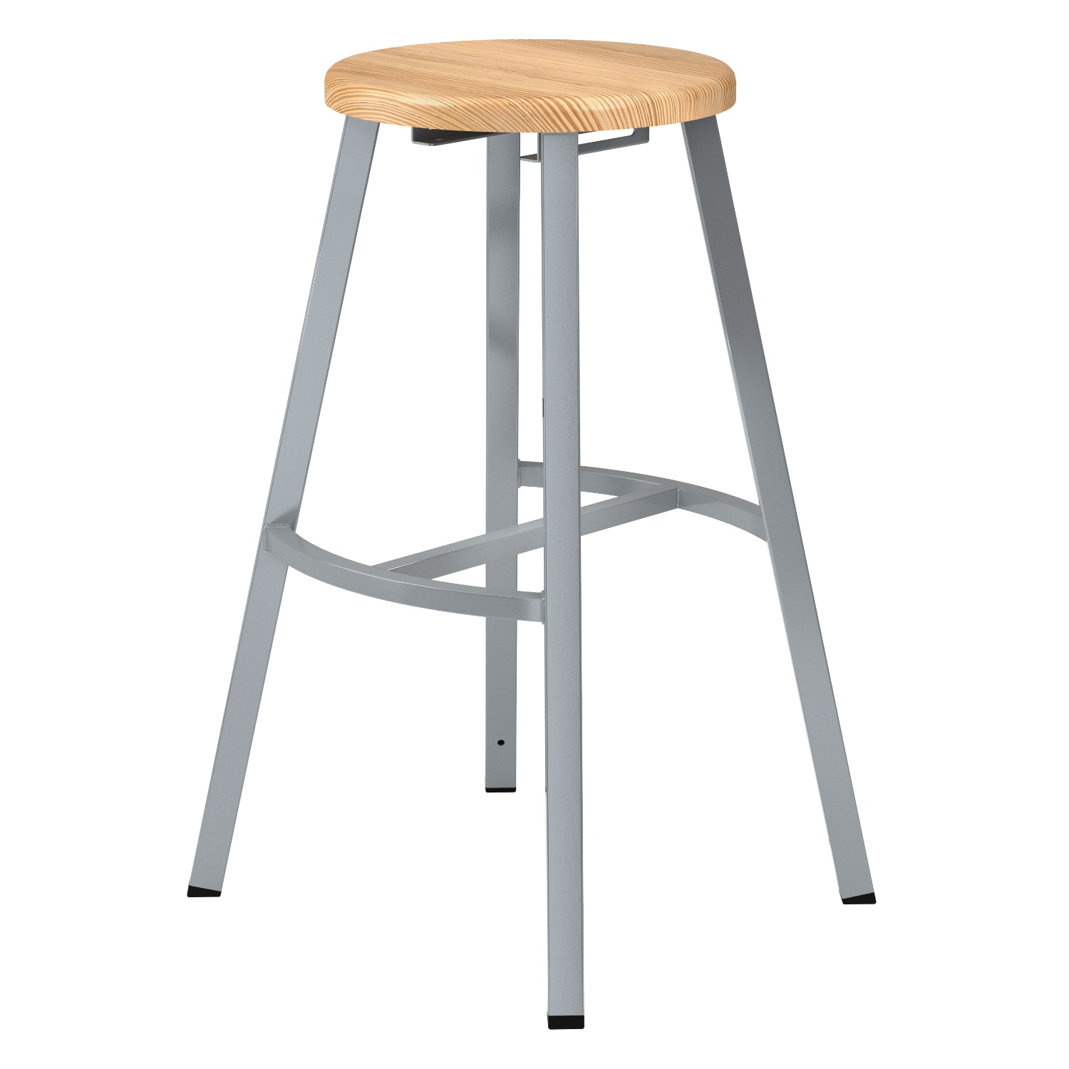Titan Stool, Solid Oak Seat, 30" H