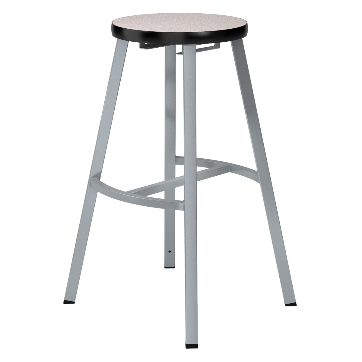 Titan Stool, Laminate Seat with Particleboard Core/T-Mold Edge, 30" H