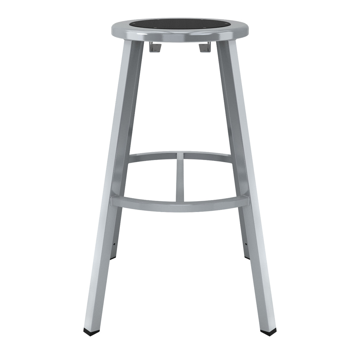 Titan Stool, Steel Seat with Black Poly Center, 30" H