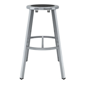 Titan Stool, Steel Seat with Black Poly Center, 30" H