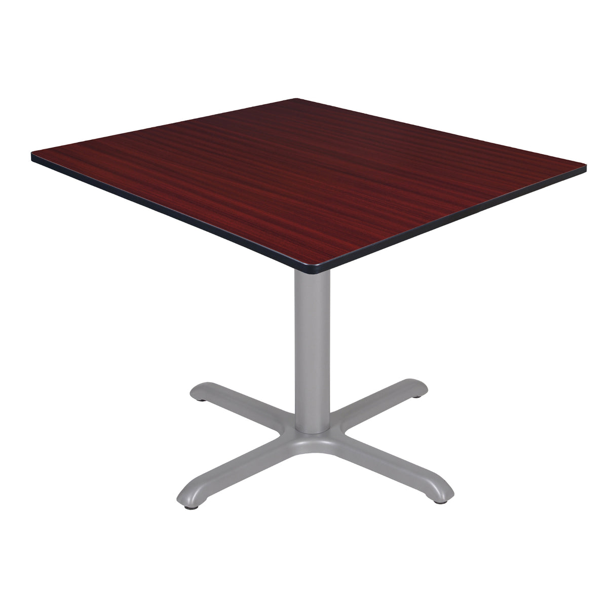 Cain 48" Square X-Base Breakroom Table, 29" Dining Height