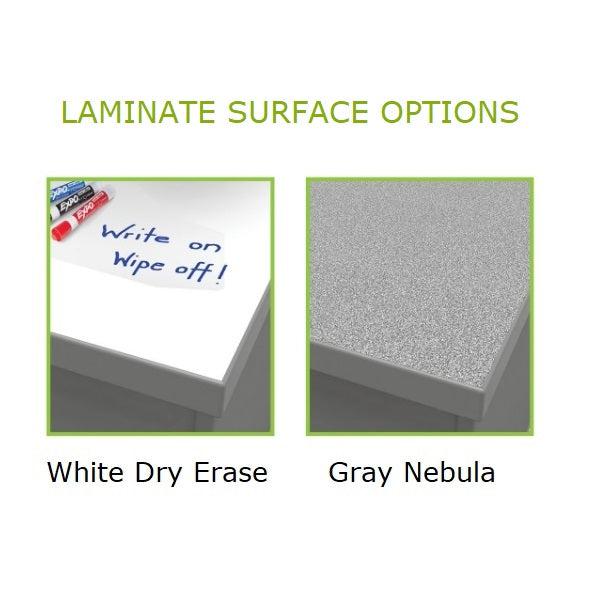 Double Cabinet Mobile Teacher's Desk